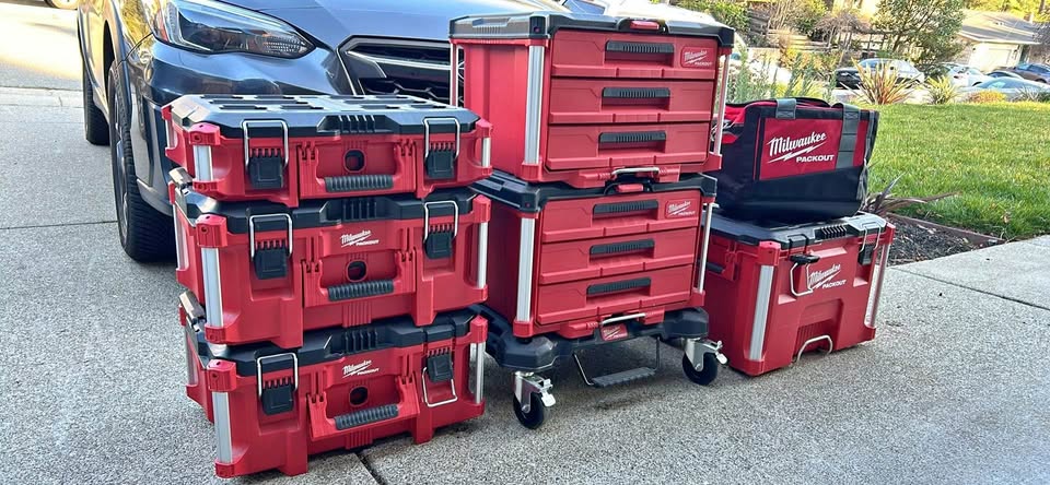 Milwaukee Pack-Out – whole kit, 8 pieces!