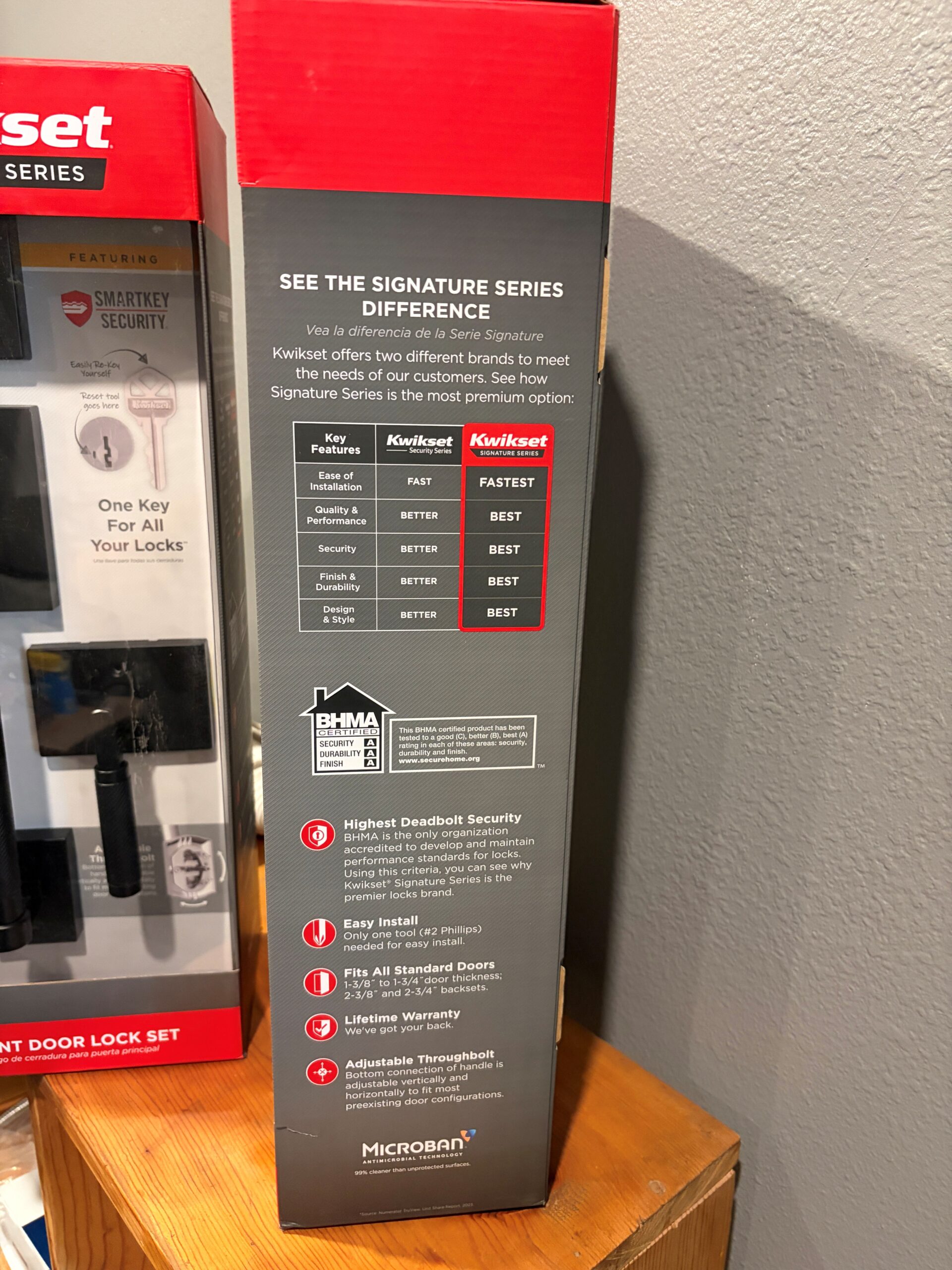 Kwikset Signature Series Door handle set